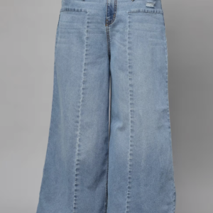 Flared High Rise Stretchable Jeans for Women