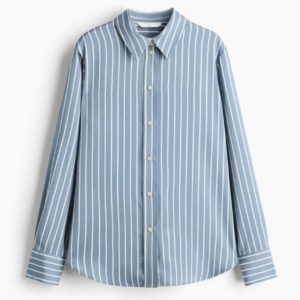 Light Blue Pinstriped Shirt